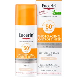 Eucerin Sun CC Cream FPS 50+ – Tono Claro Protector solar + corrección de tono – 50 ml