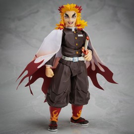 Max Factory Demon Slayer: Kimetsu no Yaiba: Kyojuro Rengoku Figma Action Figure Multicolor