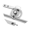 360 Degree Steel Universal Bevel Protractor Angle Finder Measuring Ruler