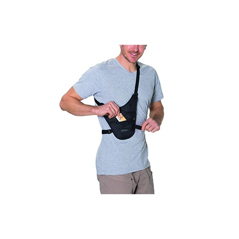 Tatonka Unisex Skin Chest Holster Rfid Geldaufbewahrung, Schwarz, 19 X