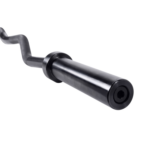 CAP Barbell 2-Inch Deluxe Curl Bar, Black, 57-Inches