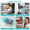 souso 6pcs 304 Stainless Steel Food Containers with Lids, Stacking