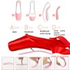 Nexete Professional Red Ballet Dance Pointe Shoes, Dance Slippers Ballet