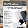 Satco 4W LED CA11 Light Bulb 2700K Warm White 350