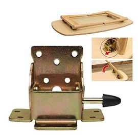 2-Piece Folding Frame self-Locking Hinge for Folding Table Legs, Folding workbenches, Kitchen Folding Table Extension Racks, Iron Folding Extension Locks, Folding Support Brackets, for Table Legs