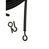 picturehangingdirect.co.uk Silver Net Curtain Wire Voile rope rod Including 6