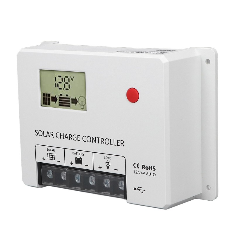 PWM Solar Charge Controller Parameter Automatic Adjustment Large LCD Display