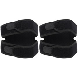 Baluue 2Pcs Patella Knee Brace Adjustable Stand, Knee Relief Support Brace Rodilleras Para Gym Patella Band Adjustable Brace Strap for Jumpers Patella Support Strap for Running Hiking Basketball