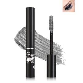 Silver Glitter Mascara, Sparkle Colorful Waterproof Mascara for Eyelashes, Liquid Lash Extensions Mascara, Long Lasting Lengthening Curling Eye Lashes, Eye Makeup for Women, Rimel De Pestañas-02