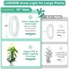 LORDEM 10" Grow Light for Indoor Plants, Full Spectrum Plant