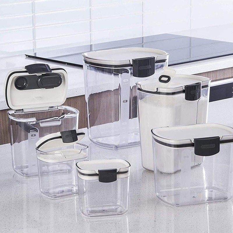 Progressive ProKeeper Baker's Airtight Kitchen Storage Canister Container Set for