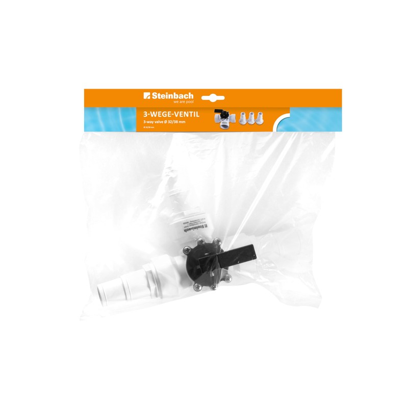 Steinbach Fittinge 3-Way Valve / Multi-Coloured Diameter 32 / 38