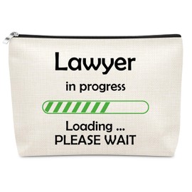 Sazuwu Lawyer Makeup Bag Legal Profession Gifts PRE Law Major Cosmetic Bag Law Themed Party Decorations Graduation Gifts for Future Lawyer Christmas Birthday Present Travel Pouch