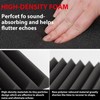 12pcs-96pcs Black Soundproof Wall Pad , 12"X12"X1" Acoustic Foam Panel