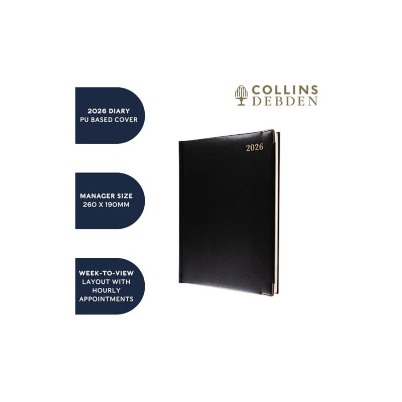 Collins - Classic - Manager 2026 12 Month Calendar Year