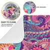 Kcldeci Indian Bohemian Mandala Dish Drying Mat Absorbent Reversible Microfiber