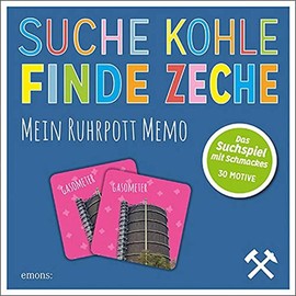 Emons Verlag Search Kohle - Find Zeche. My Ruhrpott Memo: Memory with 30 Lovingly Designed Designs