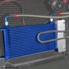 Auto Dynasty Universal Blue Aluminum 7-Row Engine Oil Cooler +