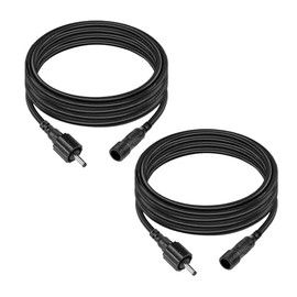 Extension Cable 2 Pack IP65 Waterproof Extension Cords for Landscape Lights Path Lights Garden Lights 2 * 6.5ft per Wire