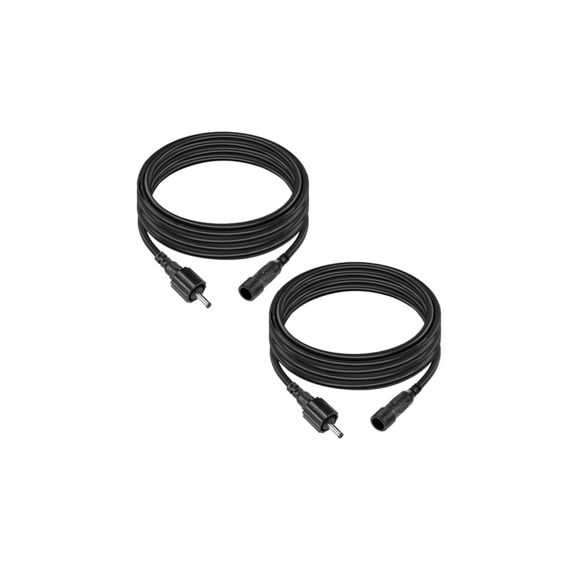 Extension Cable 2 Pack IP65 Waterproof Extension Cords for Landscape
