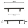 VIBE 12mm Cabinet Pull Handle 920mm (860mm Centre) on Satin