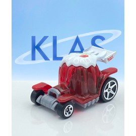 Hot Wheels Dessert Drifter (Red) 1/5 Sweet Rides 2023-8/250 (Short Card) *** COMES IN A KLAS CAR KEEPER PROTECTIVE COLLECTORS CASE *** HKJ90