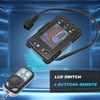 Konuooer Car Heater LCD Switch Controller with Remote Control 12V/24V