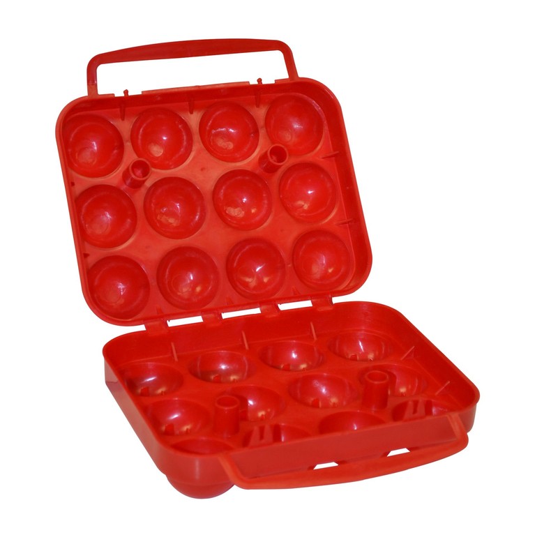 Coleman Company 12 Count Egg Container, Red