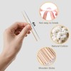 200pcs Pointed Cotton Swabs,Disposable Makeup Applicators,4in Precision Microblading Cotton Swab