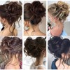 WEZCHUGHAOL Curly Hair Buns, Messy Bun Hair Piece Tousled Updo