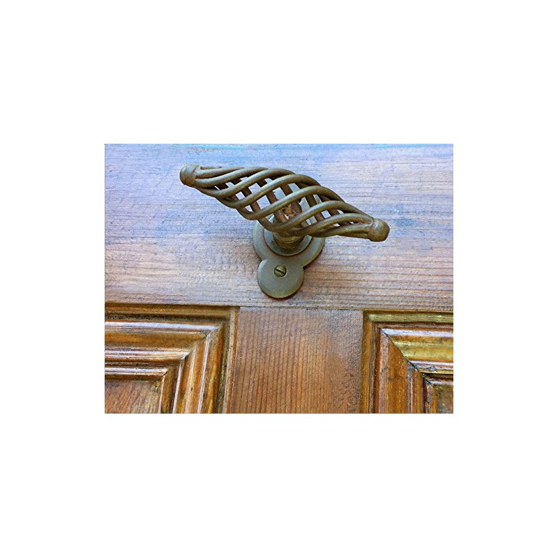 Antikas - Window Fittings Antique Handle Wrought Iron Twisted Cross