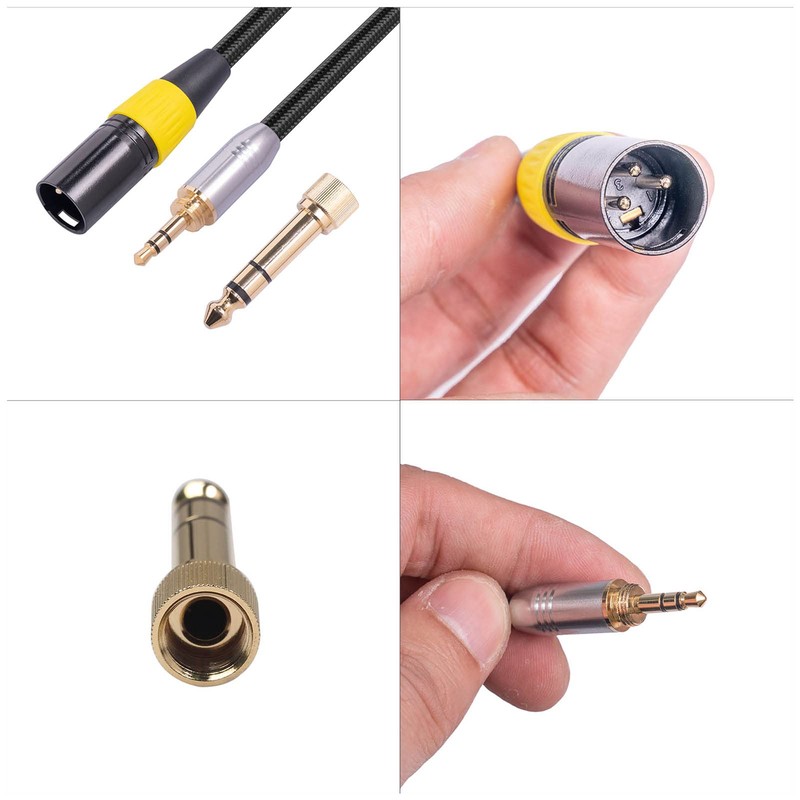 Sanpyl Cable Macho XLR de 3,5 Mm a 3 Pines,