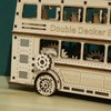 3D Wooden Puzzles Double-Decker Bus Model Kits, Brainteaser and Puzzle