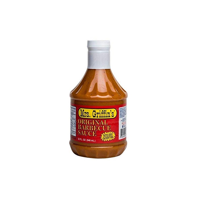Mrs Griffin's Regular BBQ Sauce 32 oz - Tangy Mustard