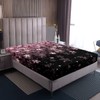 Cherry Blossom Bed Sheets Full, Pink Flower Sheet Set, Petal
