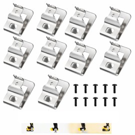 N268241 N086039 Belt Clips dewelt 304 Stainless Steel Drill Clips Tool Hooks for dewelt 20V Power Tools, Compatible with DCD980, DCD985, DCD980L2, DCD985L2（10-pcs)