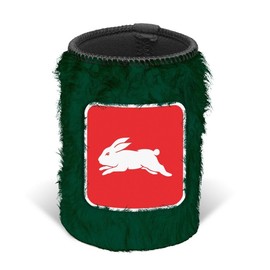South Sydney Rabbitohs NRL Rugby League Fluffy Can Cooler Stubby Holder