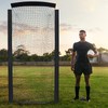 2Pcs Football Net Football Kicking Cage Replacement Net without Frame