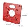 TopHomer Universal Router Table Insert Plate Set, Aluminum Alloy Plate