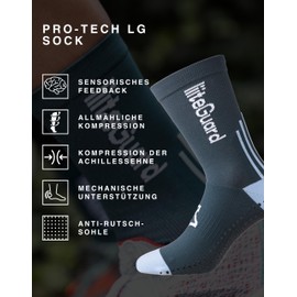 liiteGuard Pro-Tech LG Running Compression Socks for Men and Women, Compression Stockings, Sports, Running, Football, Anti-Blister, Winter Running Socks, Compression Socks Women Men, dark navy blue
