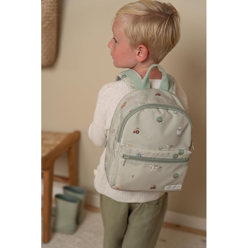 Little Dutch Little Farm 4945 Children's Backpack Green (29 x