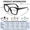 WEMOOTANTS Bifocal Reading Glasses 1.25 for Women Men Square Bifocals