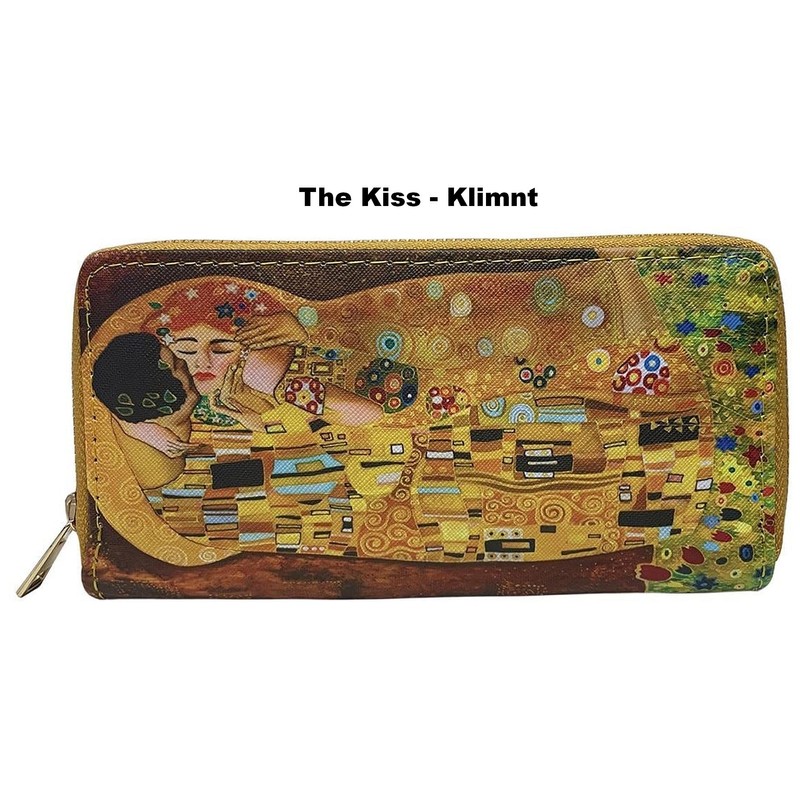 GFM® Womens Painting Art Based Patterns Purse - (The Kiss