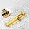 1PC Gold Brass Door Bolt Lock 6inch,Barrel Sliding Lock,Solid Door