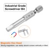 sourcing map 5pcs Hex Head Wrench Drill Bit 5mm (H5)