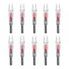 DONGKER 10pcs Archery Bow Nock,LED Nock Automatically Lighted Nock 6.2mm