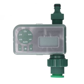 Garden Hose Timer, ABS Housing Self Filter Valve Automatic Irrigation Timer for 3/4 Inch Faucet for Home Garden