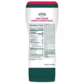 VIVID KITCHEN Low-Calorie Korean Chicken Sauce | No Preservatives | 2 Pack