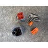 Deutsch DTP 4-Pin Connector Kit 12 AWG solid Chrome Contacts