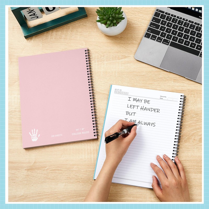 Jutom 2 Pads Jumbo Left Handed Notebook 11" x 8.5"